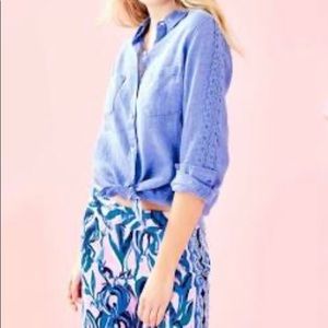 Lilly Pulitzer sea view button down